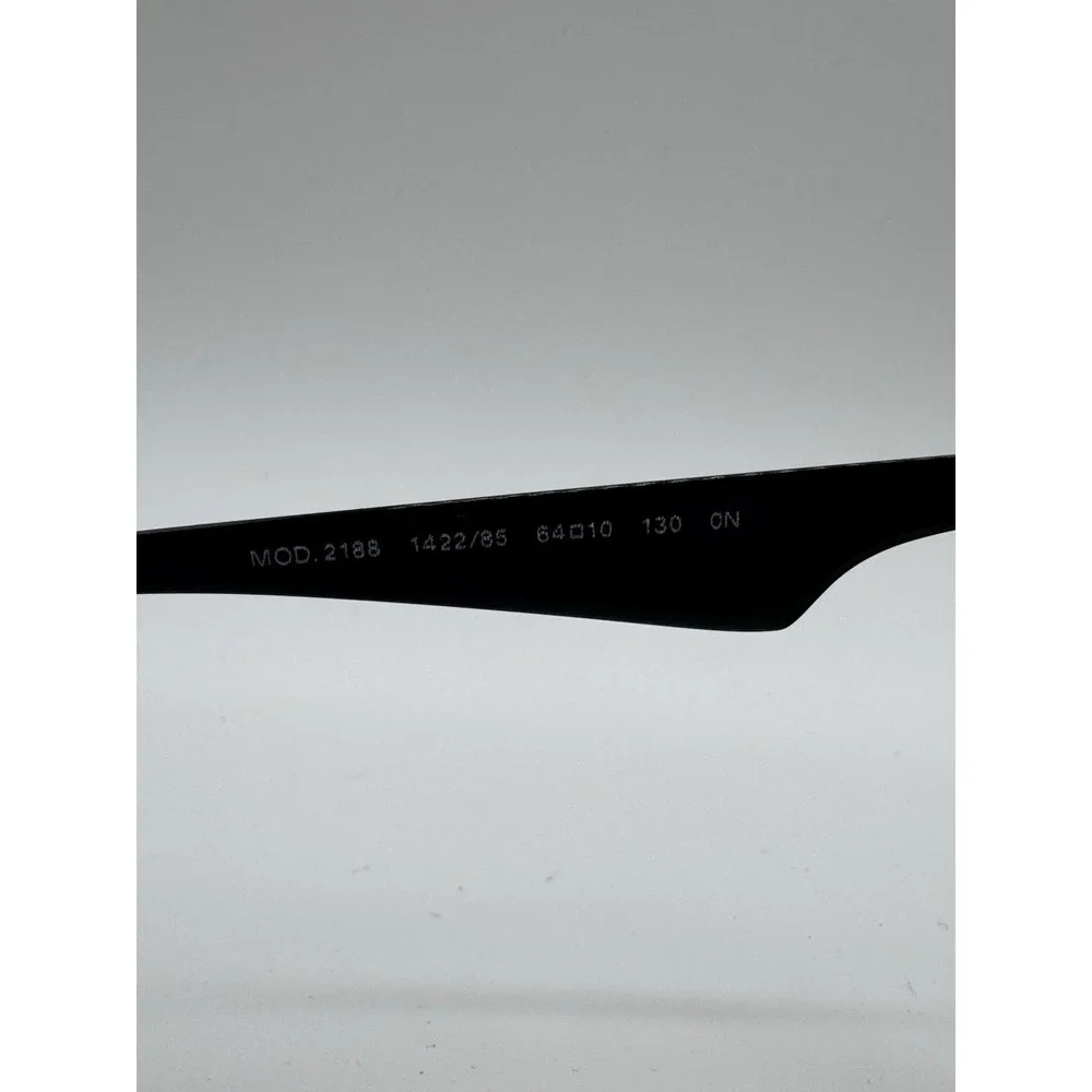 Versace VE2188 142285 Sunglasses - Black Shield‎ Frame - Yellow Mirror Lenses